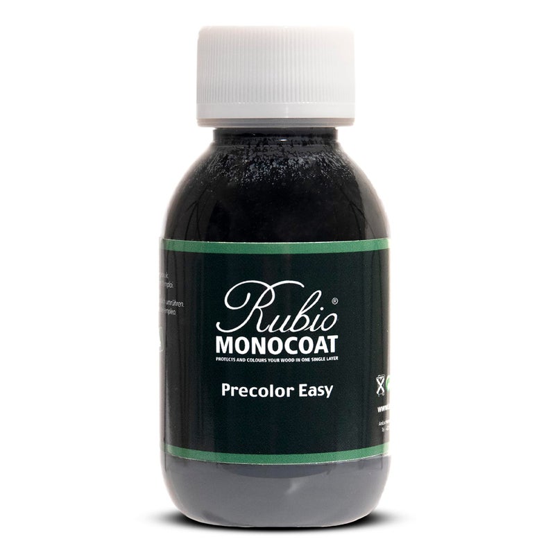 Rubio Monocoat Precolor Easy, Indoor Water-Based Wood Stain & Pre-Treatment, 20 ftÂ² - Intense Black | Quick-Dry, Eco-Friendly Pre-Color Bonding Stain for Indoor Use with Oil Plus 2C | 100 Milliliter - Image 1